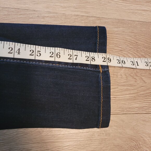 Seven7 Jeans Size 14 Tummyless High Rise Skinny Montreal Dark Wash NWT - Picture 11 of 13